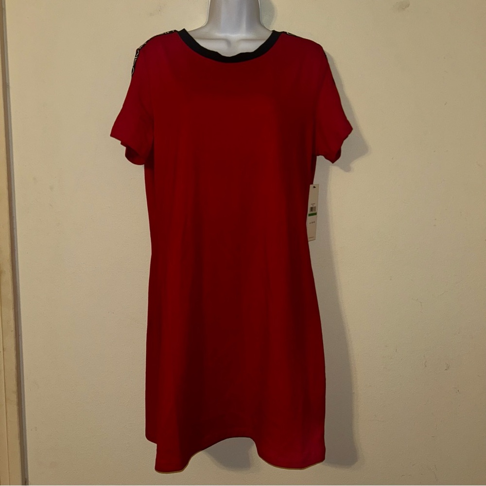 Calvin Klein Red Women's T-Shirt Dress NWT